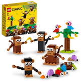 LEGO Classic Creative Monkey Fun Building Kit For Ages 5+